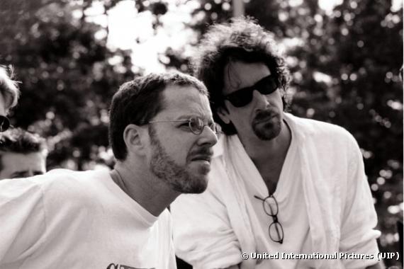 Joel et Ethan Coen sur le tournage de "Intolérable cruauté".