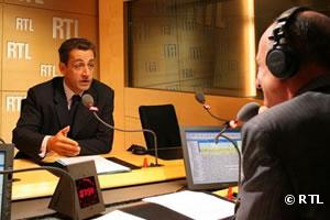 Nicolas Sarkozy invité de Jean-Michel Aphatie sur RTL