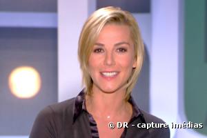 Laurence Ferrari sur le plateau de "Dimanche +"