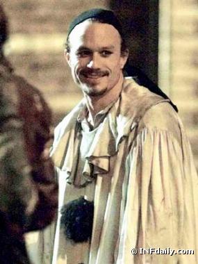 Heath Ledger, photographié sur le tournage de "The Imaginarium of Doctor Parnassus"