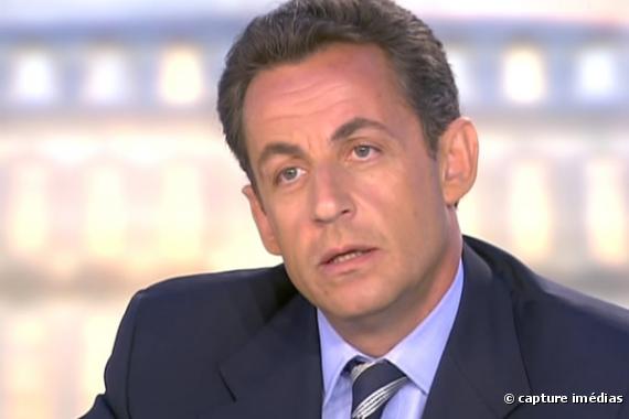 Nicolas Sarkozy lors de son débat avec Ségolène Royal le 12 mai 2007