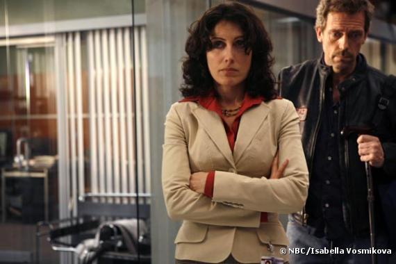 Lisa Edelstein et Hugh Laurie dans "Dr House"