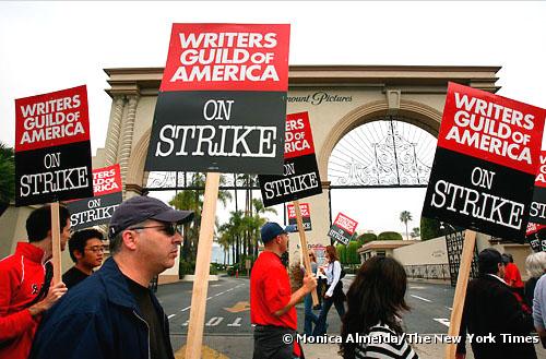 La grève des scénaristes aux Etats-Unis