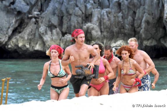 L'équipe des rouges dans "Koh-Lanta Caramoan"