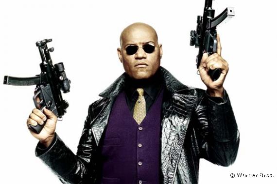 Laurence Fishburne dans "Matrix Reloaded"