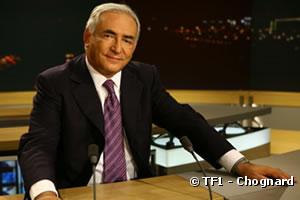 Dominique Strauss-Kahn sur le plateau du 20H de TF1 (29 septembre 2006)