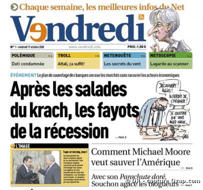Le numéro 1 de "Vendredi"