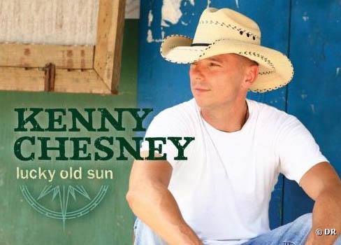Kenny Chesney sur la pochette de son album "Lucky Old Son"