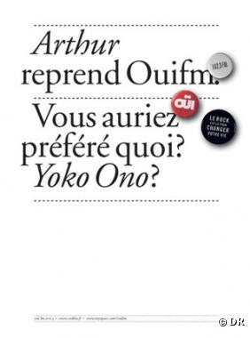 Publicité : reprise de Ouï FM par Arthur