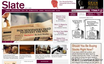 Le site internet "Slate.com"