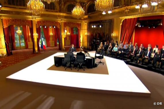 "En direct de l Elysée", diffusé le 24 avril 2008