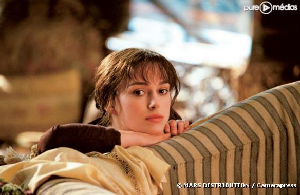 Keira Knightley dans "Orgueil et préjugés"