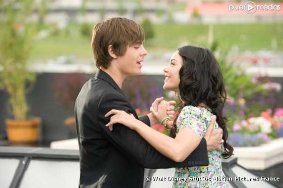 Zac Efron et Vanessa Hudgens dans "High School Musical 3"
