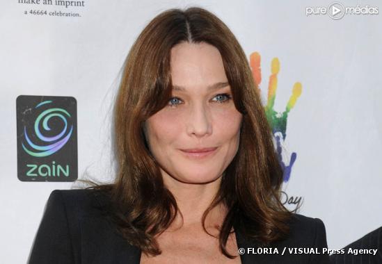 Carla Bruni à New York pour le concert-anniversaire de Nelson Mandela