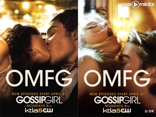 Affiches promotionnelles pour "Gossip Girl"
