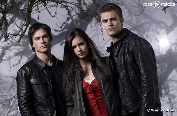 Ian Somerhalder, Nina Dobrev et Paul Wesley dans "The Vampire Diaries"