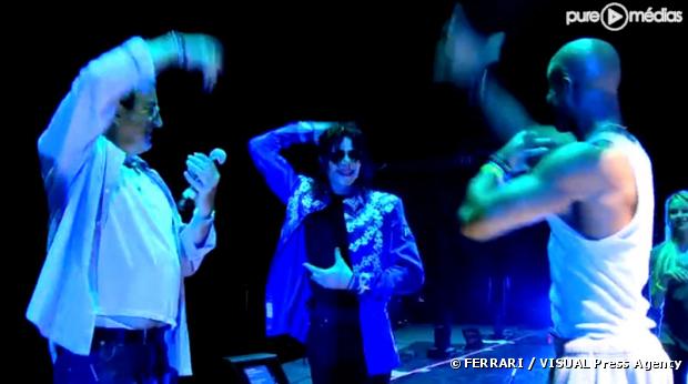 Michael Jackson lors des répétitions de "This is it"