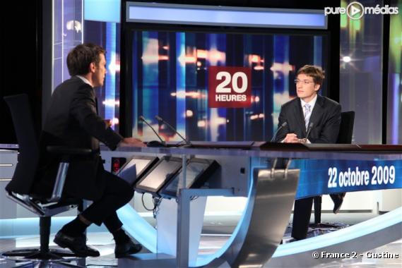 Jean Sarkozy, le 22 octobre 2009 sur France 2