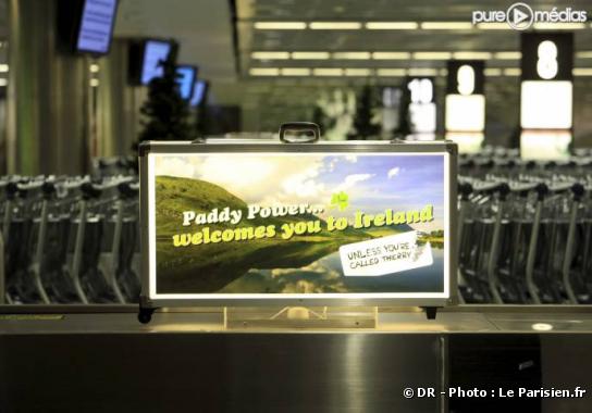 Clin d oeil à Thierry Henry dans une publicité de "Paddy Power"