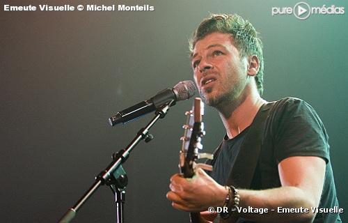 Christophe Maé, lors du "Paris Voltage Live", le 17 mai 2010 à Bobino (Paris)