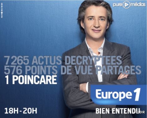 Nicolas Poincaré - Campagne d'affichage Europe 1 (mars 2011)