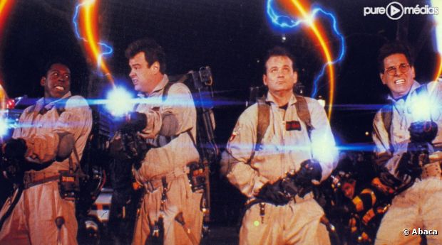 Ernie Hudson, Dan Aykroyd, Bill Murray et Harold Ramis dans "SOS Fantômes 2"