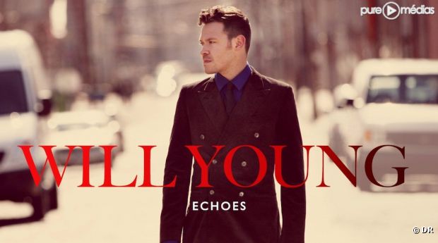 Will Young sur la pochette de son album "Echoes"