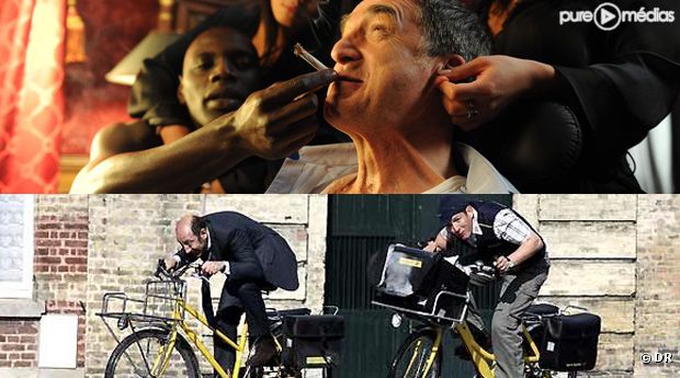 "Bienvenue chez les Cht'is" et "Intouchables".