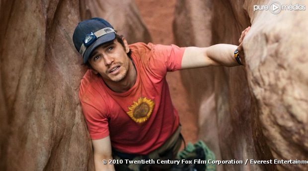 James Franco dans le film "127 Heures"