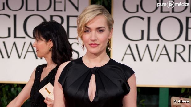 Kate Winslet sur le tapis rouge des Golden Globes 2012