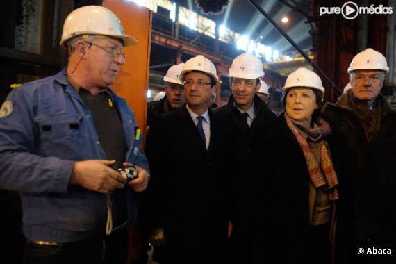 François Hollande et Martine Aubry.
