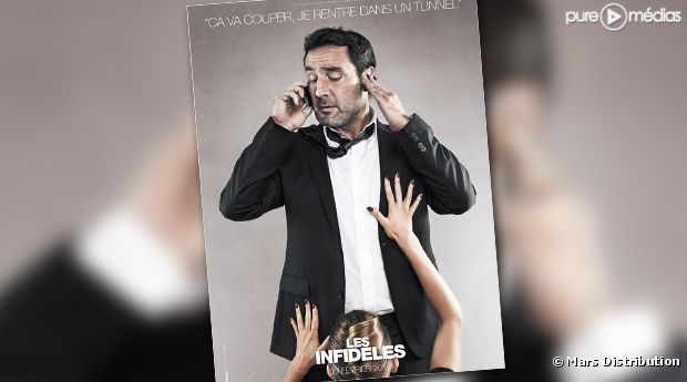 "Les Infidèles" avec Jean Dujardin et Gilles Lellouche.