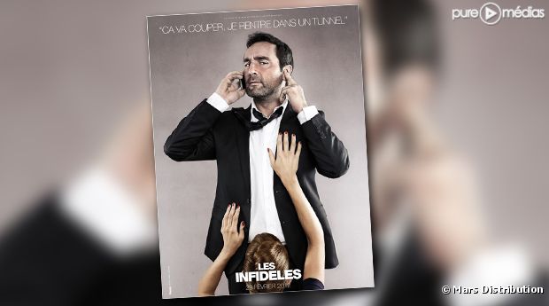 "Les Infidèles" avec Jean Dujardin et Gilles Lellouche.