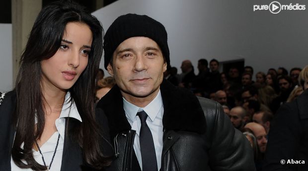 Jean-Luc Delarue et sa compagne, le 22 janvier 2012