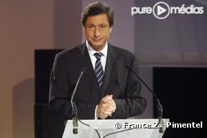 Patrick de Carolis lors de la conférence de rentrée de France Télévisions (4 septembre 2006)