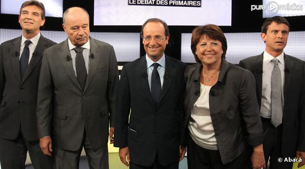 Les candidats à la primaire socialiste.