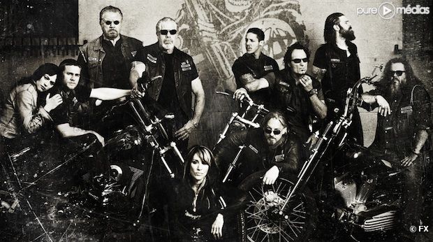 Affiche promotionnelle de "Sons of Anarchy" saison 4