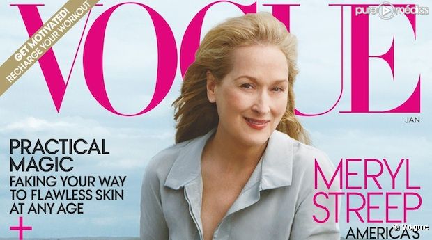 Meryl Streep en Une du Vogue américain