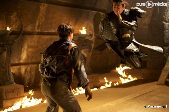 Brendan Fraser et Jet Li dans "La Momie 3".