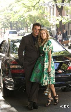 Chris Noth et Sarah Jessica Parker dans "Sex & The City : le film"