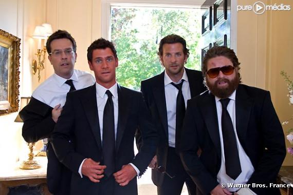 Ed Helms, Justin Bartha, Bradley Cooper et Zach Galifianakis dans "Very Bad Trip"