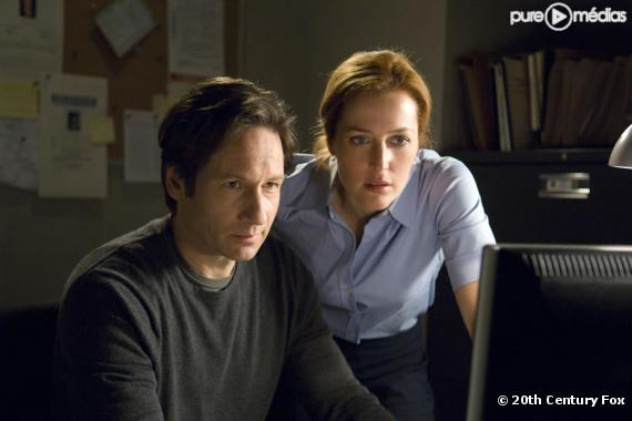 David Duchovny et Gillian Anderson dans "X-Files 2"