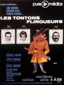 Affiche de "Les Tontons flingueurs".