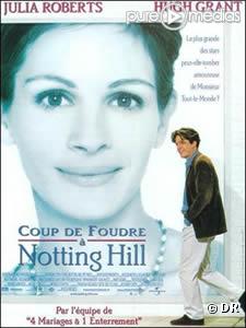 Affiche de "Coup de foudre à Notting Hill".