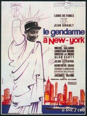 Affiche : Le gendarme a new york