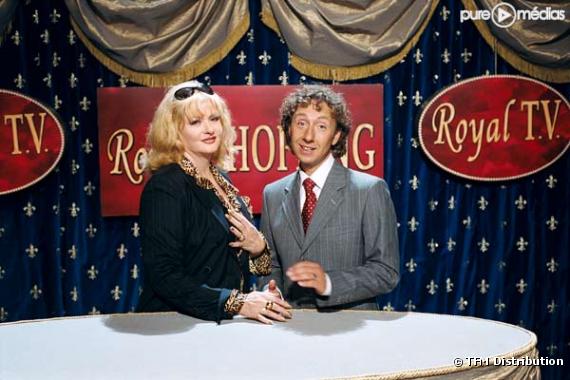 Catherine Jacob et Stéphane Bern dans "Les Aristos".