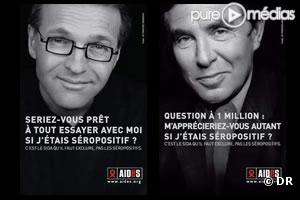 Laurent Ruquier et Jean-Pierre Foucault participent à la campagne 2006 de Aides