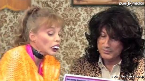 Arielle Dombasle et Michel Drucker dans "Panique dans l oreillette" sur France 2