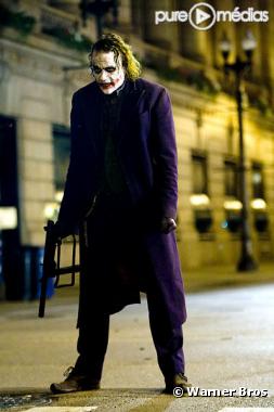 Heath Ledger dans "Le chevalier noir"