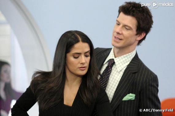 Salma Hayek et Eric Mabius dans "Ugly Betty"